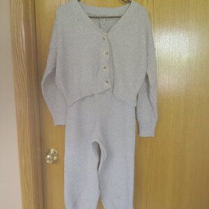 Sincerely Jules, Gray Knitted lounge set size Small